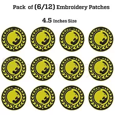 Gracie BJJ Gi Patches Renzo Gracie Embroidery Patches BJJ Martial Arts Patches