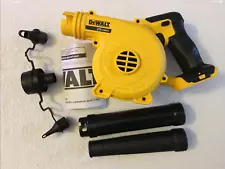 New Dewalt DCE100B 20 Volt Max Cordless Compact Blower (Bare Tool) 180 MPH