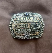 New ListingTrophy Rodeo Champion Belt Buckle Team Roper Roping Header Heeler