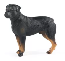 Rottweiler Dog Animal Toy PVC Action Figure Doll Kids Toys Party Gifts