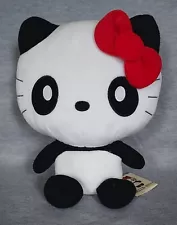 Hello Kitty Panda Plush 2007 Sanrio Stuffed Toy 11" For Sale In Japan Only Tag