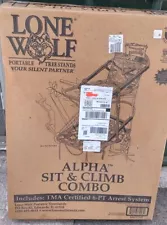 Lone Wolf Alpha Sit & Climb Combo Tree stand Treestand With Box