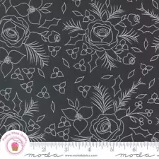 Moda STARBERRY 29181 14 Black Floral COREY YODER Quilt Fabric