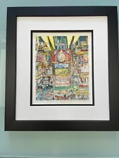 Charles Fazzino 3D Artwork " Off Broadway " Signed & Numbered Edition.