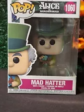 Funko Pop Disney Alice in Wonderland Mad Hatter 1060 Movies Vinyl Figure Case