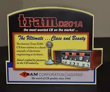 TRAM D201A CB Radio stand up ad sign Winnisquam NH