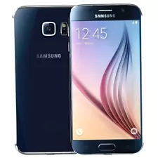 Samsung Galaxy S6 SM-G920P Sprint Only 32GB Black Sapphire C Medium Burn