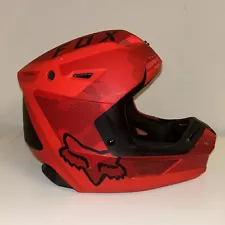 Fox Racing V2 Motocross Helmet XL - Red - Goggles - XL Gloves - Black Bag