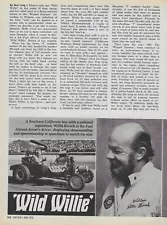 1970 Harrell Wild Willie Borsch Winged Express Dragster Magazine Article Ad Hemi