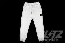 SUPREME STONE ISLAND SWEATPANT WHITE XL FW14 SWEATPANTS