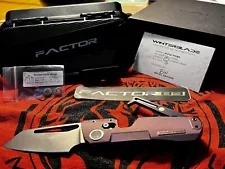 WINTERBLADE Factor B3 Purple titanium/ W custom extras….ting