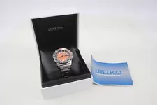 Mens Seiko 'Baby Monster' Orange Watch Ref. 4R36-02T0 Automatic Working