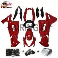 FK Red Injection Mold Fairing Fit for Kawasaki NINJA 650R 2006 2008 ER-6F l009 (For: Kawasaki Ninja 650R)