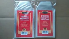 100 Perfect Fit Sleeves for BECKETT Graded Slabs Acid free Cardboard Gold sale!