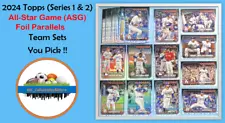 2024 Topps Series 1 & 2 ASG All Star Game Foil TEAM SETS You Pick Your Team Set