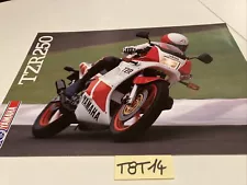 Yamaha TZR250 Brochure Sales Catalog Motorcycle