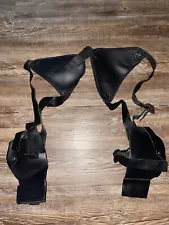 (2) Adult Double Shoulder Holsters For Left & Right Hand Guns Great For Costume