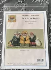 Design Connection's OLD SALTY SANTAS Counted Cross Stitch Chart Pack Nautical