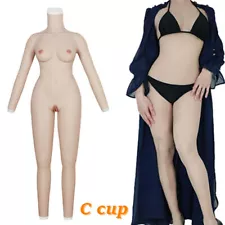 C Cup Silicone Breast Forms Fullbody Suit For Transgender Cosplay Crossdresser