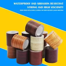 5M Realistic Woodgrain Repair Adhensive Duct Tape DIY Decor For FurniUS