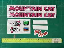 Panasonic vintage mountain bike sticker decals