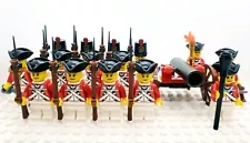 Pirates British Colonial Infantry Battalion Soldiers made with real LEGO® Figure