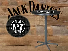 Jack Daniels Old No. 7 Repeat Café Table - Game Room - Bar - Tennessee Whiskey