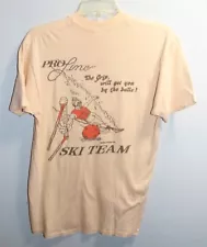 Pro Line vintage "T" shirt, VERY RARE 1970's Novelty "T" for Ski Rope Sales Sz S