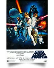 Star Wars- Episode 4 IV - A New Hope Movie Art Print Decor Home - POSTER 20x30