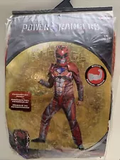 Power Rangers Movie Red Ranger Halloween Costume Boy's LG 10 - 12 (BRAND NEW)