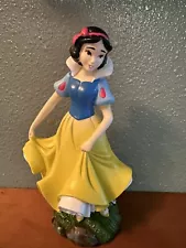 Disney Snow White & The Seven Dwarfs Garden Statue Figurine 8" Home Decor