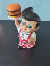 Collectible Vintage Bob's Big Boy Coin Bank Hamburger 8" Statue VGC