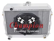 WR Champion 3 Row Radiator W/ 12" Fan for 1975 - 1979 Toyota Corolla #CC482 (For: 1979 Toyota Corolla)