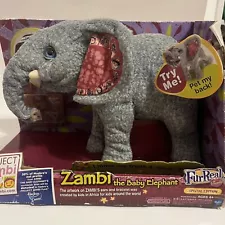 Project Zambi the Baby Elephant Fur Real Friends Special Edition Plush*read*