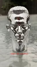 Terminator T1000 Liquid Meta Electroplate Head Sculpt for Enterbay 1/4 Figure