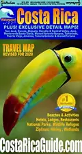 costa rica maps for sale