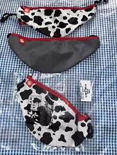 Set Of 3 Chick Fil A Cow Masks RARE