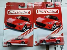 2024 Matchbox MAZDA MX-5 Miata Target Exclusive Red Edition NEW Lot of 2