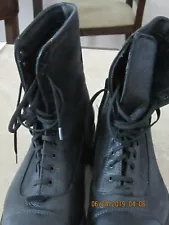 Balmoral boots, leather upper,made in the USA