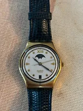 Swatch Moon Phase 1991 Watch - Works, Great Condition