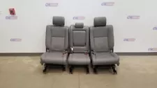 12 TOYOTA SEQUOIA LIMITED 2ND MIDDLE ROW SEAT SET GRAY LEATHER