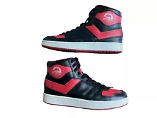 PONY CITY WINGS HI Vintage Retro Old School Shoes Sz 10.5 US Black Red RARE