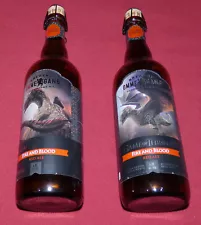 Ommegang - Game of Thrones 2x Fire and Blood Bottles - Empty w/ Corks & Muselet