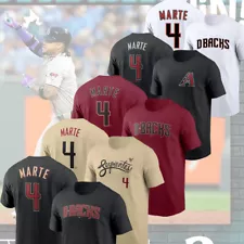 SALE!! - Ketel Marte #4 Arizona Diamondbacks 2024 Name & Number T-Shirt For Fans