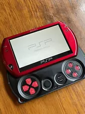 PSP GO w/ 128GB upgraded Storage + New Screen + Custom Black Trim + more!