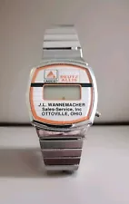 Vintage AGCO Deutz Allis Chalmers Tractor Farm Advertise Digital Wrist Watch