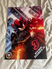 New ListingTransformers One Exclusive Sonic the Hedgehog 3 Poster Movie Poster 18x12