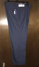 Ralph Lauren Mens New $80 Comfort Flex Flat Front Dress Pants 38w 38x29 Blue NWT