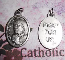 St. Saint Mother Teresa of Calcutta - Pray for Us - Silver-tone OX 1" Medal