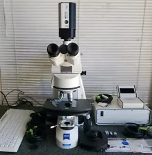 Zeiss Axioskope 2 Plus Fluorescence Phase microscope FluoArc & Camera